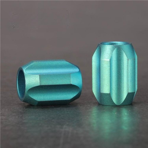 Titanium Alloy Knife Lanyard Bead Paracord Bracelet Bead Necklace Pendant DIY - Picture 18 of 32