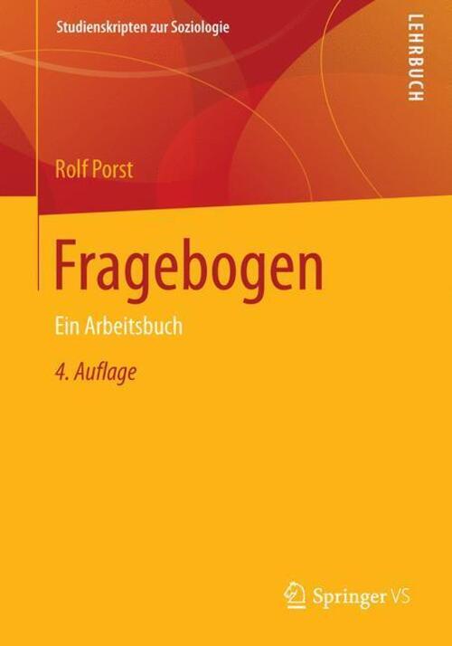 Thumbnail - Rolf Porst | Fragebogen | Taschenbuch | Deutsch (2013) | Ein