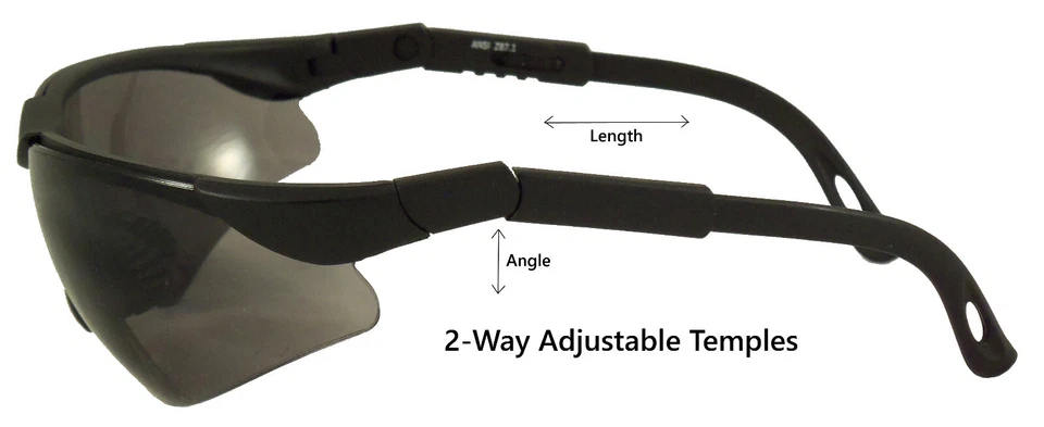 Gafas de seguridad bifocales gafas de sol lectores de sol lectura hombres mujeres ajustables Z87.1 Foto 3 de 4