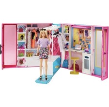 Barbie- Playset Armadio dei Sogni con Bambola Barbie Bionda e Tantissimi Accesso