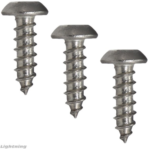 #10 x 3/4" Security Screws Torx Button Head Sheet Metal Stainless Steel Qty 500 - Picture 2 of 2