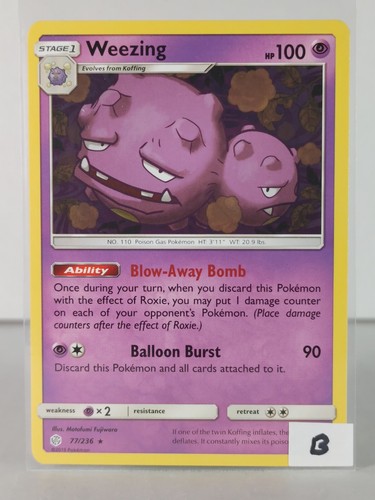 Weezing - Cosmic Eclipse - 77/236 - singles - Pokemon TCG - R - Picture 7 of 11