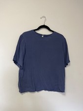 Vintage Silk Boxy Top Christie and Jill Petite L minimalist