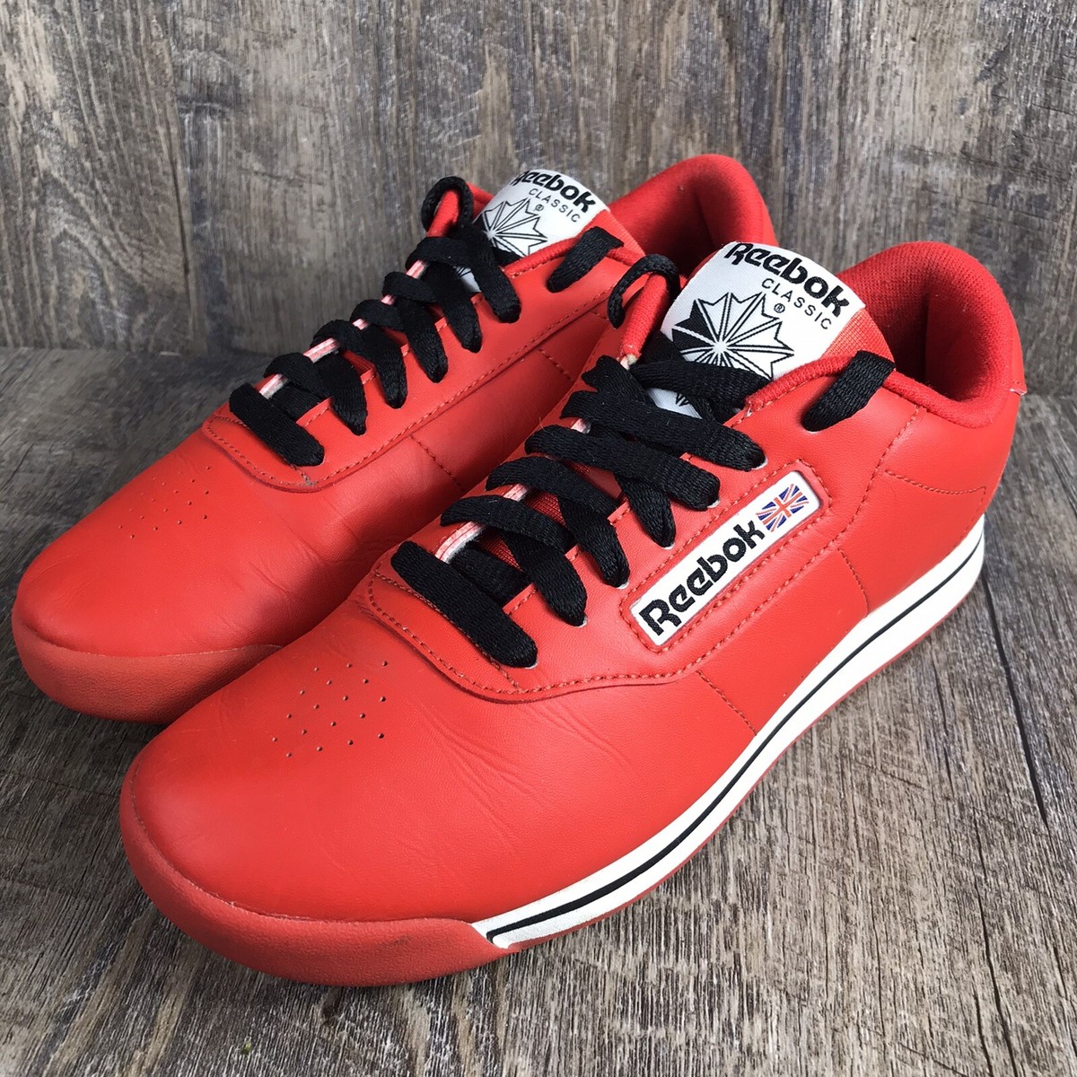Reebok princess womens red on sale