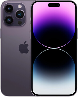 Apple iPhone 14 Pro Max 128GB dunkellila ohne Simlock - Zustand akzeptabel