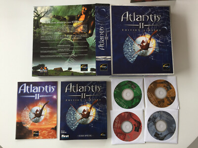 Atlantis 2 edition limitée (genre Myst) CRYO PC FR Big BOX grosse boite