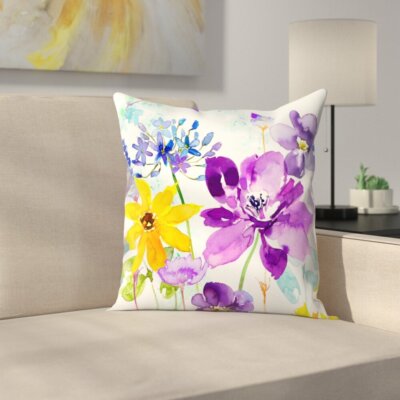Floral Shimmer Throw Pillows 14