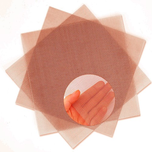 10-200 Mesh 99.9% Copper Screen Woven Mesh Screen Copper Mesh Cloth - Picture 19 of 76