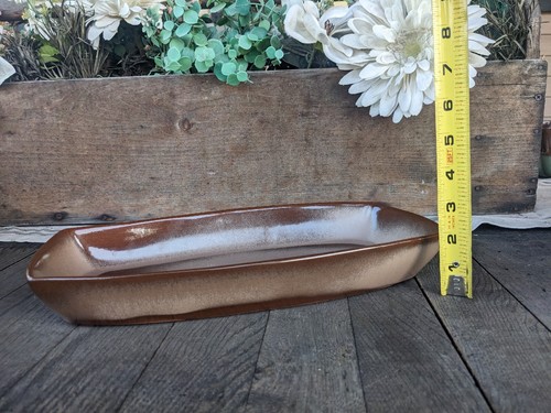 Vintage Frankoma Pottery Plainsman Brown 13" Platter #5Q - Picture 6 of 7