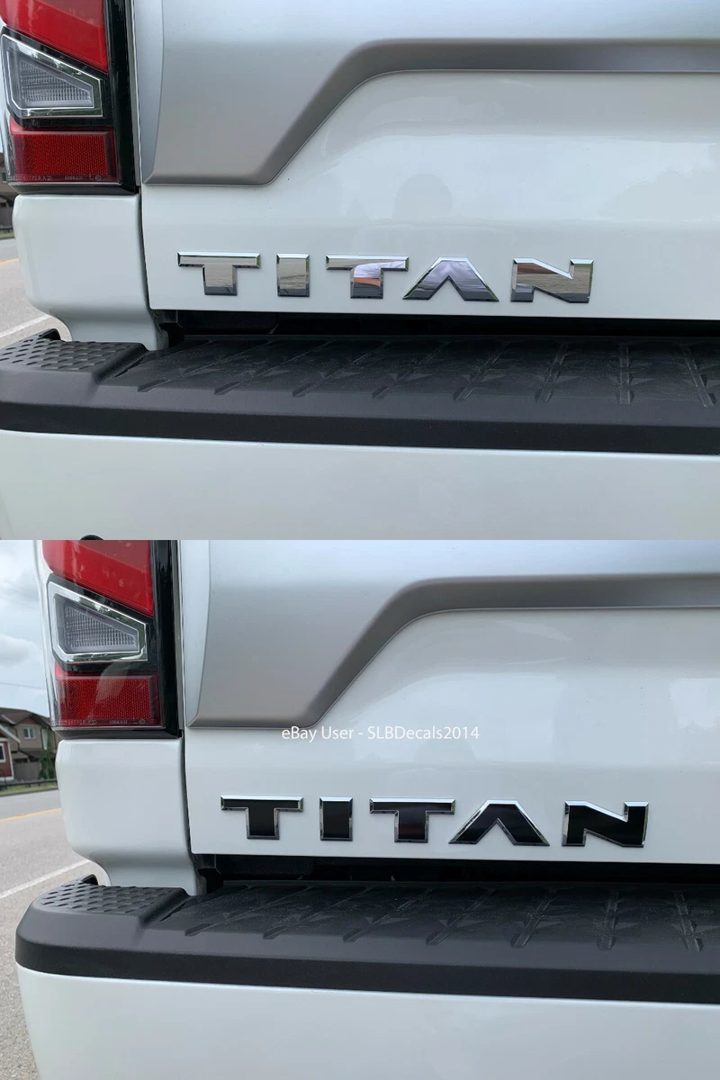 FITS Nissan Titan Emblem Decals 2016 2017 18 2019 20 2021 2022