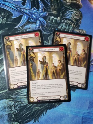 3x Chains of Eminence Non Foil NM Playset Arcane Rising Flesh and