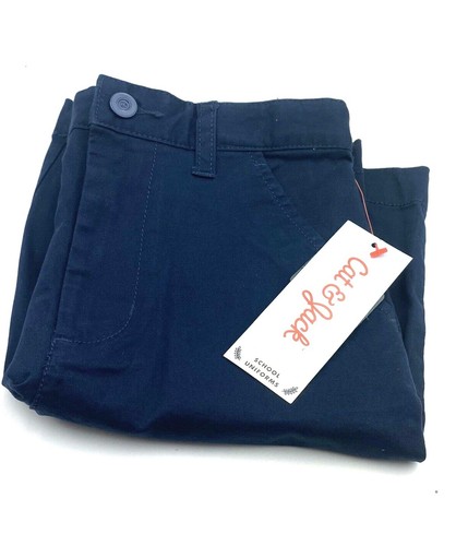 Boys School Uniform shorts Size 7 Adjustable waist navy blue children kids - Picture 8 of 8