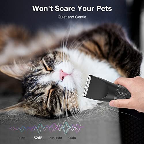 Cat Grooming Clippers for Matted Long Fur Hair, 5Speed, Large Midnight Black eBay