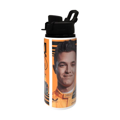 ランド・ノリス h2go LN4 Worldwide Water Bottle Norris Water Bottle F1 - 600ml Aluminium with Black/Lid | eBay