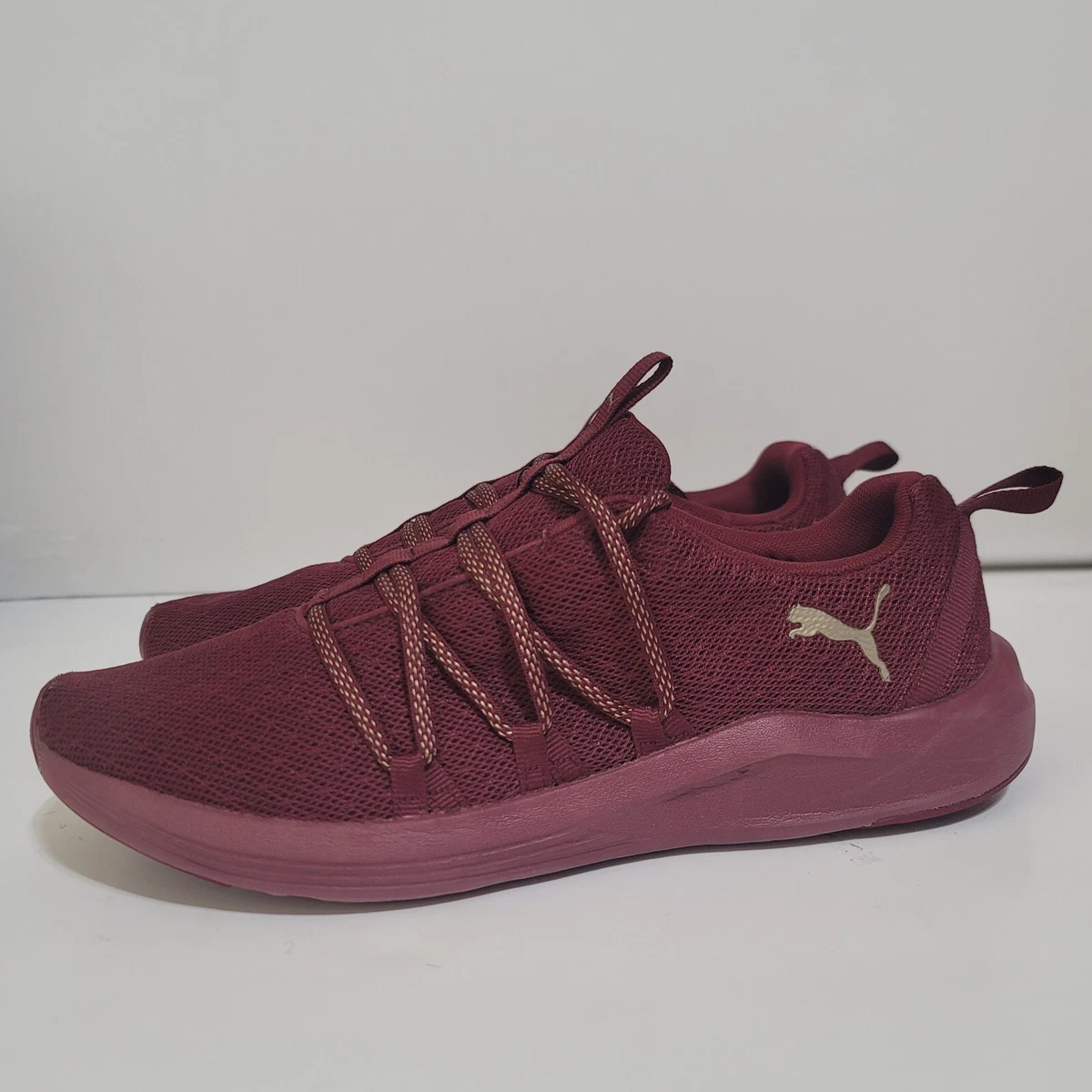 PUMA women s ATL Prowl Knit Mesh Sneakers size 10 Burgundy eBay