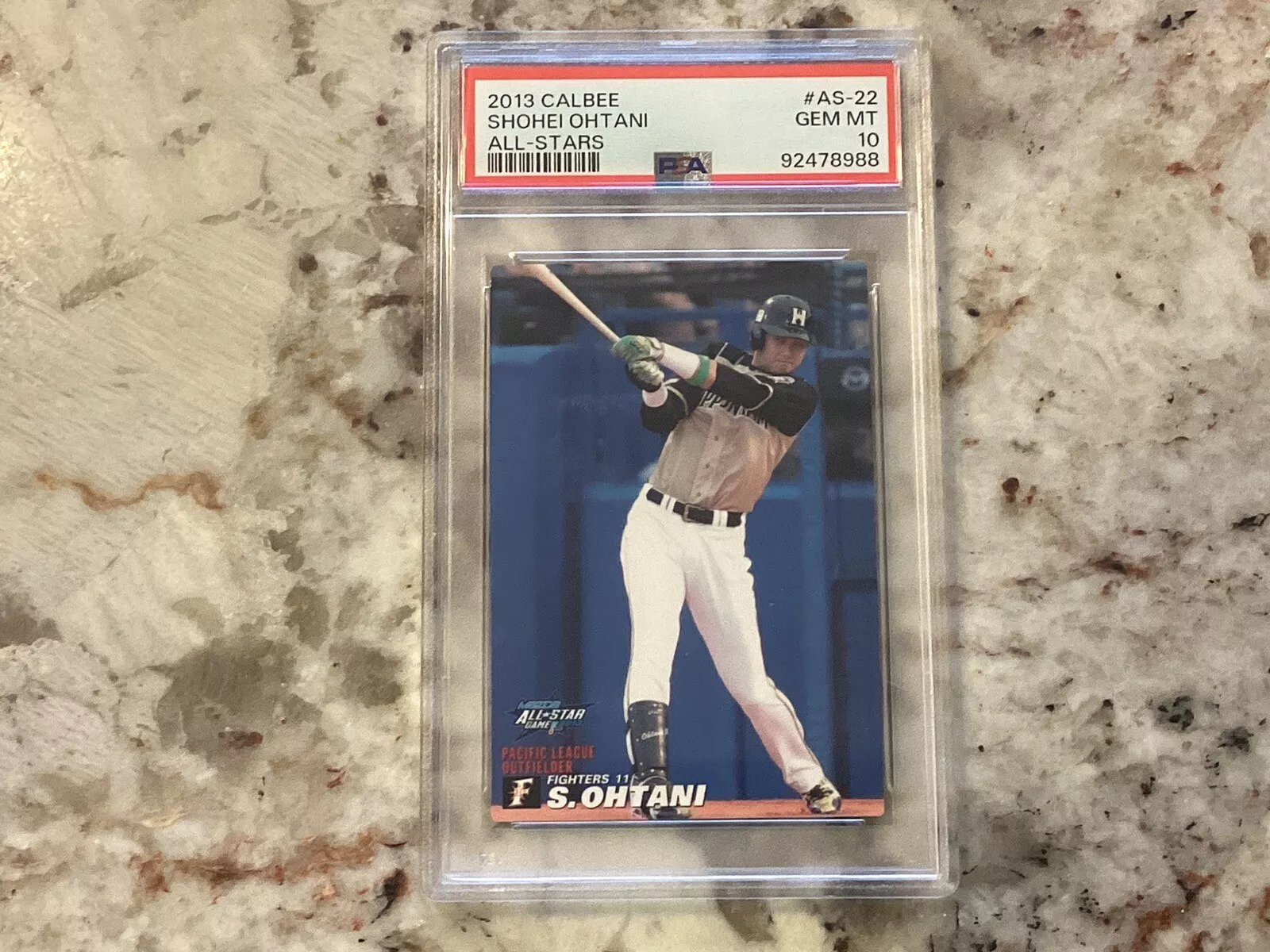 Shohei Ohtani trading card