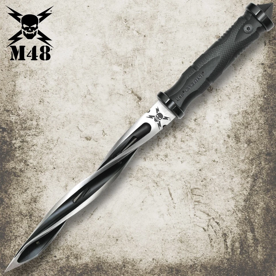 M48 Spiral Knife | Vortec Belt Sheath | Stainless Steel Blade | Overall 13.5" - Image 3 of 4