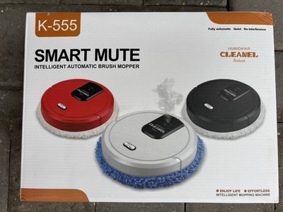 K-555 Smart Mute INTELLIGENT AUTOMATIC BRUSH MOPPER - Black
