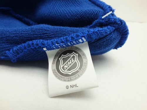 TORONTO MAPLE LEAFS KNIT BEANIE SKULL HAT NHL HOCKEY BLUE ONE SIZE ADULT NEW - Picture 3 of 4