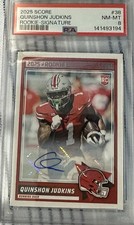Panini 2025 Quinshon Judkins Rookie Autograph...