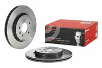 2X Bremsscheibe Prime Line - UV Coated Brembo 09.C711.11 FüR Opel Zafira Tourer