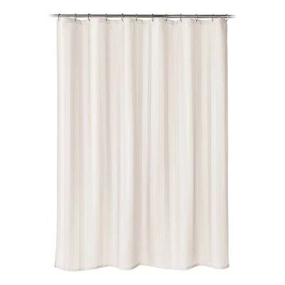 Duschvorhang Stripia - Polyester - Creme - Bild 1 von 4