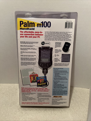 NEW Vintage Palm m100 Handheld PDA COMPLETE W Factory Sealed