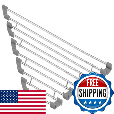 Iris Ohyama Iris Usa Inc. Triangle Corner Dish Drying Rack Grip Sink Edges For