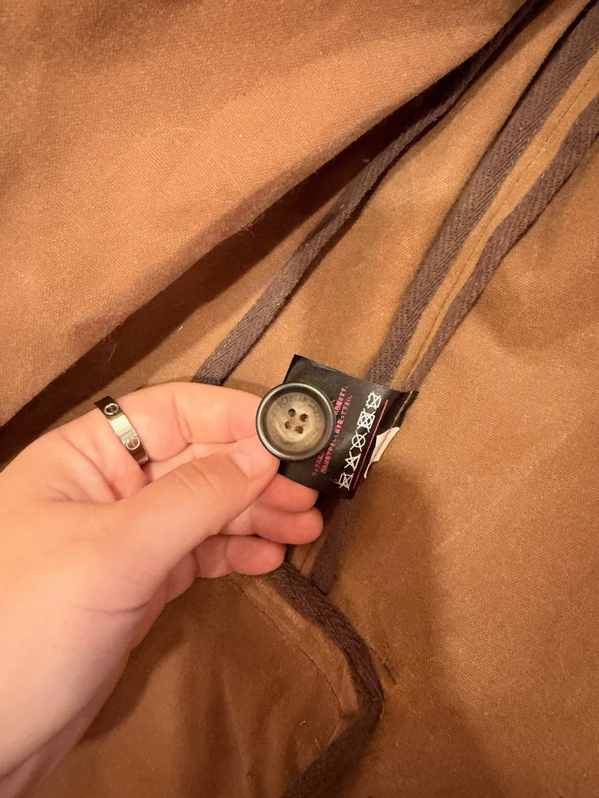 Barking Irons A. Morgan Red Dead Redemption II Canvas Jacket Brown/Black S - product detail image 4