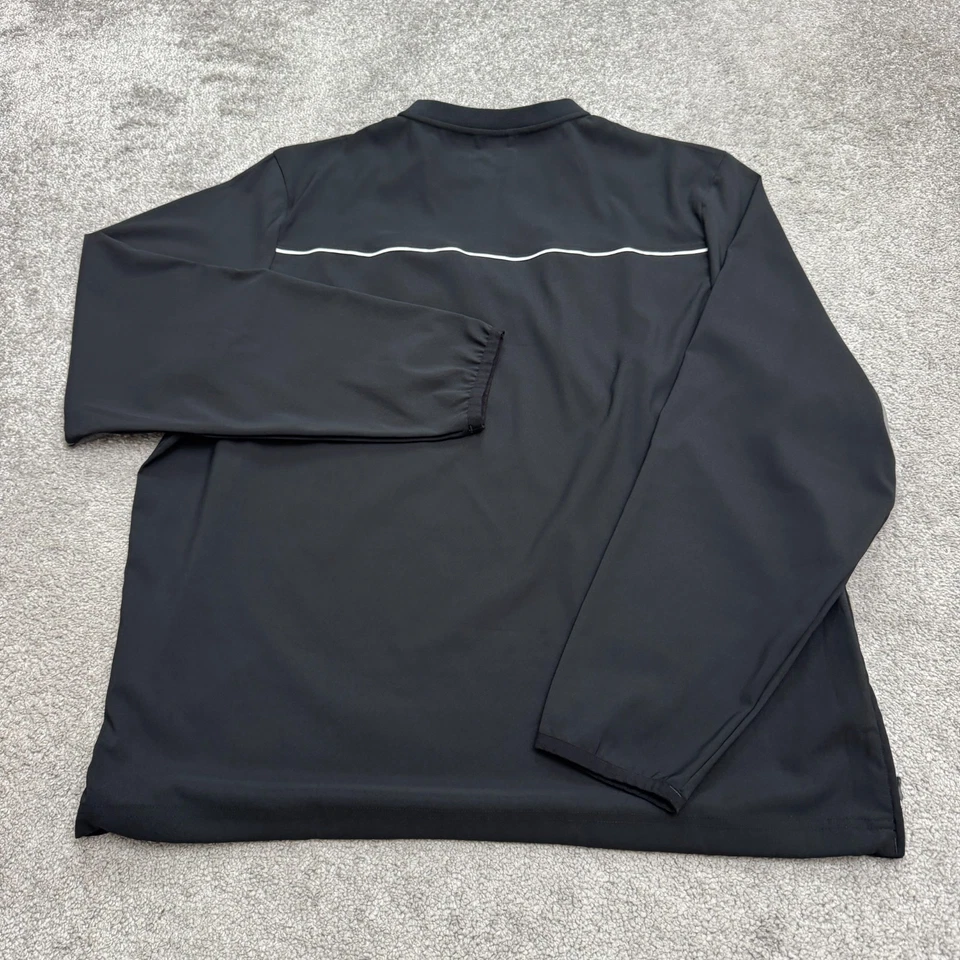 Chaqueta Under Armour Notre Dame Baseball Cage 1/4 Cremallera Hombres Grande Negra Activa NCAA Foto 2 de 4