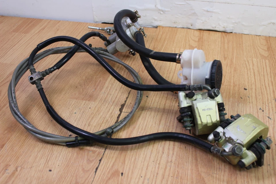 2011 POLARIS RZR 170 Rear Brake Master Cylinder/ Calipers/ Hoses/ Reservoir - Image 2 of 4