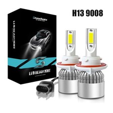 2pc H13 9008 Led Headlight Bulbs 420000lm High Low Beam For Ford F-150 04-2014