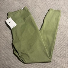 NWT Nike Dri-Fit Training Full Length Leggings Green Women’s Large (DD0252-334)