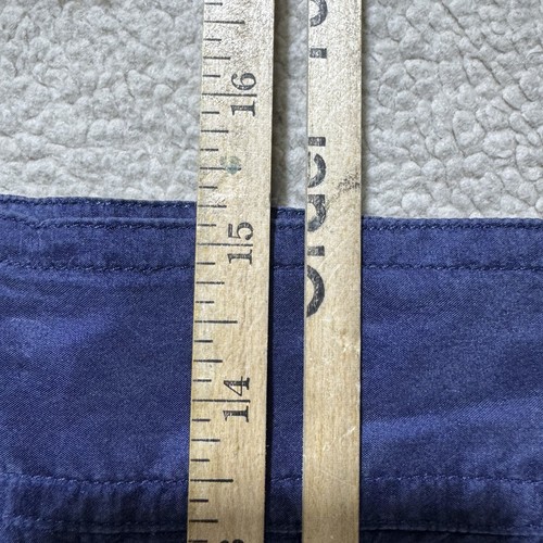 New York Studio Shorts Damen Medium Plissee 100 % Seide blau Stretch hoher Bund - Bild 12 von 13