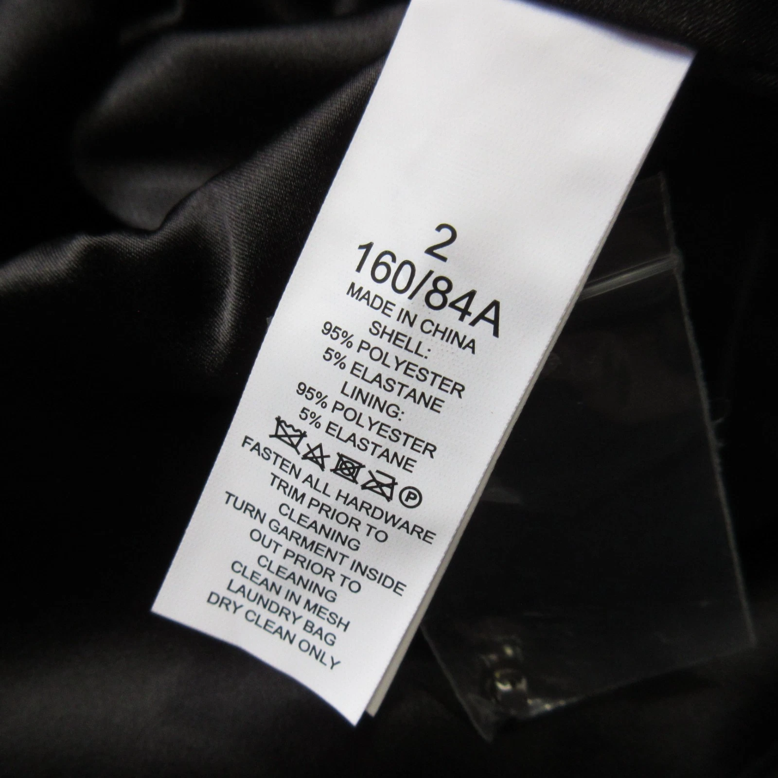 Abito nuovo con etichette Kate Spade New York impreziosito fiocco crepe cambio in nero strass 2