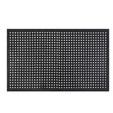36" x 59" Industrial Anti-Fatigue Mat w/Large Hex Drainage Holes - Non-Slip