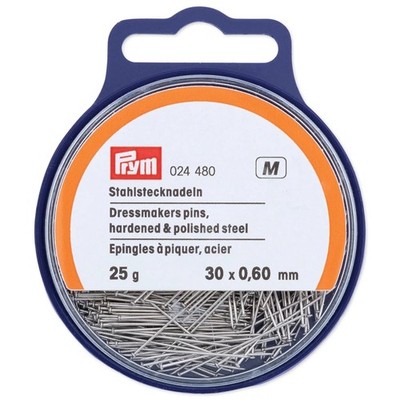 PRYM Stecknadeln extra fein 25 g in runder Dose