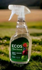 ECO Plant Powered Fruit + Veggie Wash 22 fl oz (650 ml) Great For Soaking