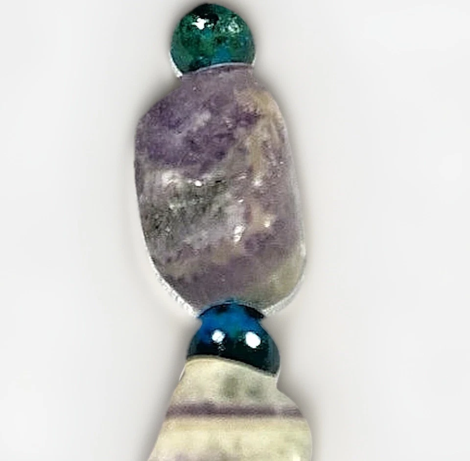 Nuevo Brazalete de Piedras Preciosas de Jaspe Australiano Cuarcita Artesanal de Diseñador Playa Foto 3 de 4