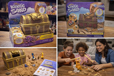 Kinetic Sand Treasure Hunt Set   Interactive Play Kit 