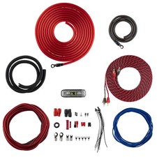 DS18 AK4 Complete 4 Gauge CCA Amplifier Installation Wiring Kit - Ampkit Helps M