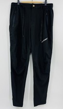 Rockbros Cycling Wind Pants Black Size Large Pockets Elastic Drawstring Waist