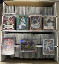 HUGE SPORTS CARDS COLLECTION LOT OF 1000+ CARDS RC,SP,AUTOS,PATCHES,NUMBERED🔥📈