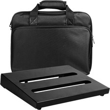 Guitar Pedal Board 14" x 10.6" with Carry Bag SPB-14 x 10.6", Black