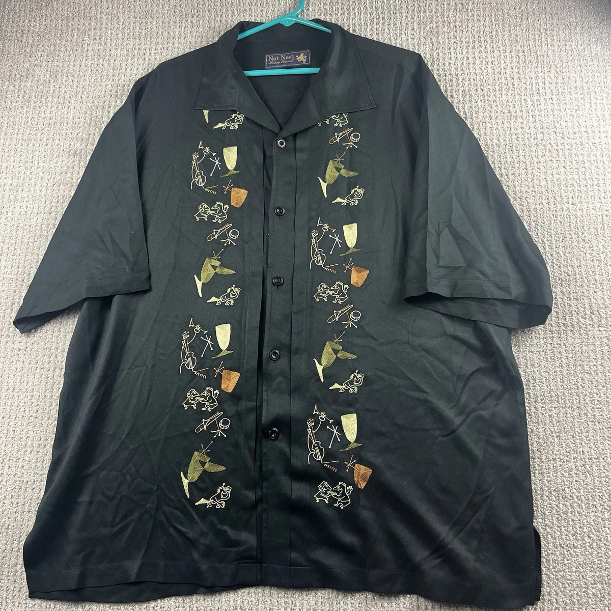 Nat Nast Silk Casual Button-Down Shirts for Men for sale | eBay