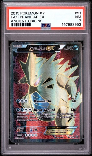Tyranitar-EX graded PSA 7 for sale on eBay