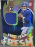 2025 Panini Donruss Optic First Year Fresh Jaxson Dart Blue Hyper Rookie Patch