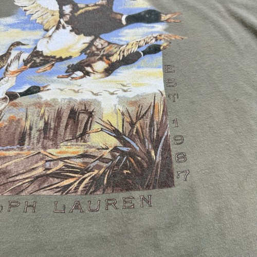 90's Polo Sports Ralph Lauren Men's Waterfowl Duck Sportsman T-Shirt Size M - Picture 3 of 14