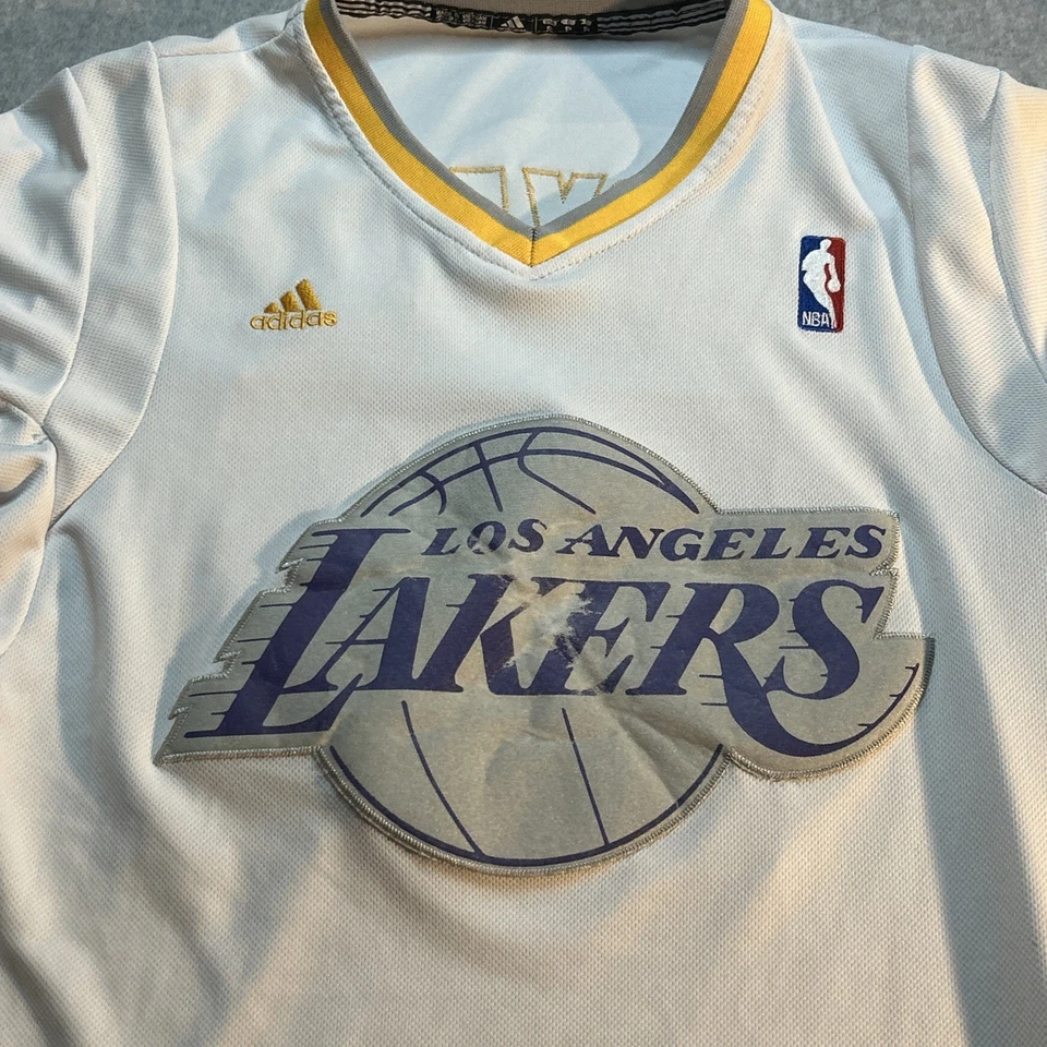Camiseta Adidas NBA Kobe Bryant Los Angeles Lakers Manga #24 - Para Hombre Pequeña S Foto 3 de 4