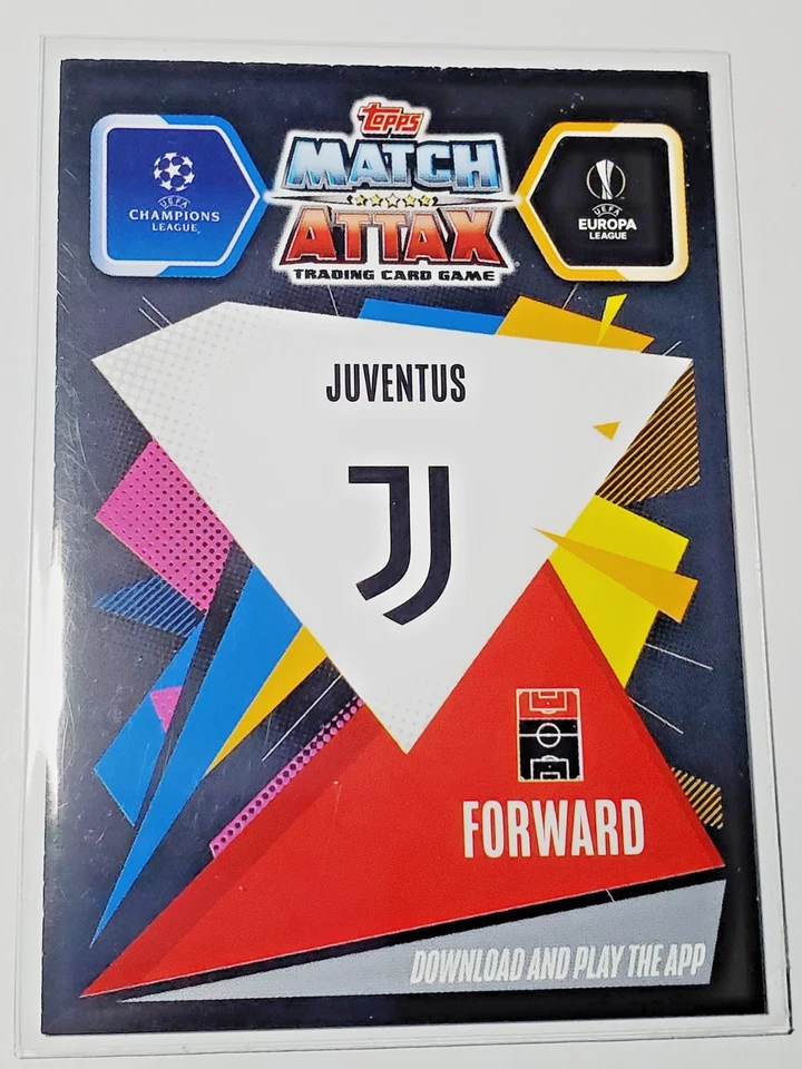 Cristiano Ronaldo 2020-21 Topps Match Attax Signature Style #SI-7 card Juventus - Image 2 of 2